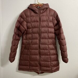 REI Co-op Women's Long Hooded Down Puffer Coat Insulated Winter Parka Medium